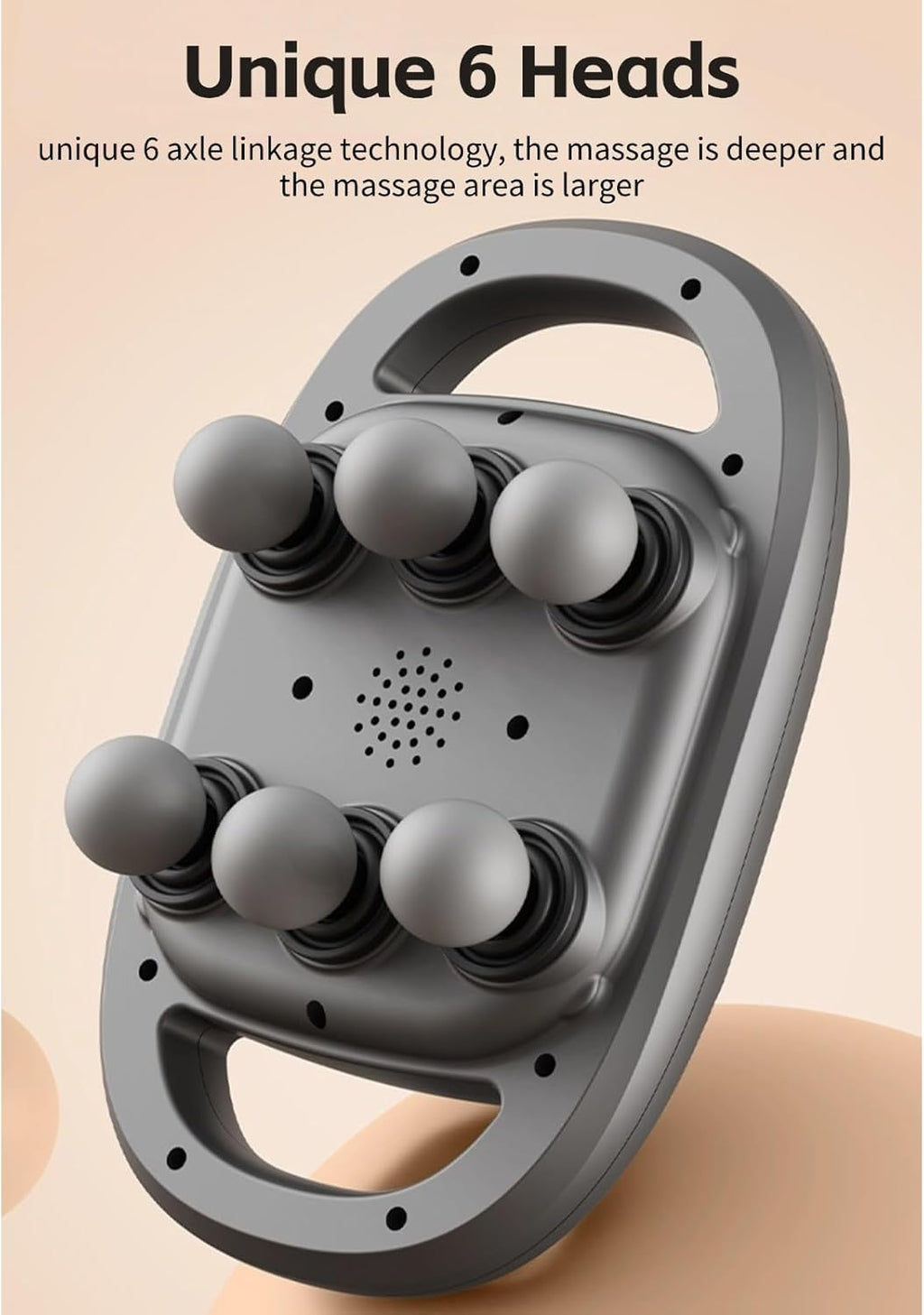 6-Head Deep Tissue Massage Gun  (مسدس تدليك عميق للأنسجة بستة رؤوس)
