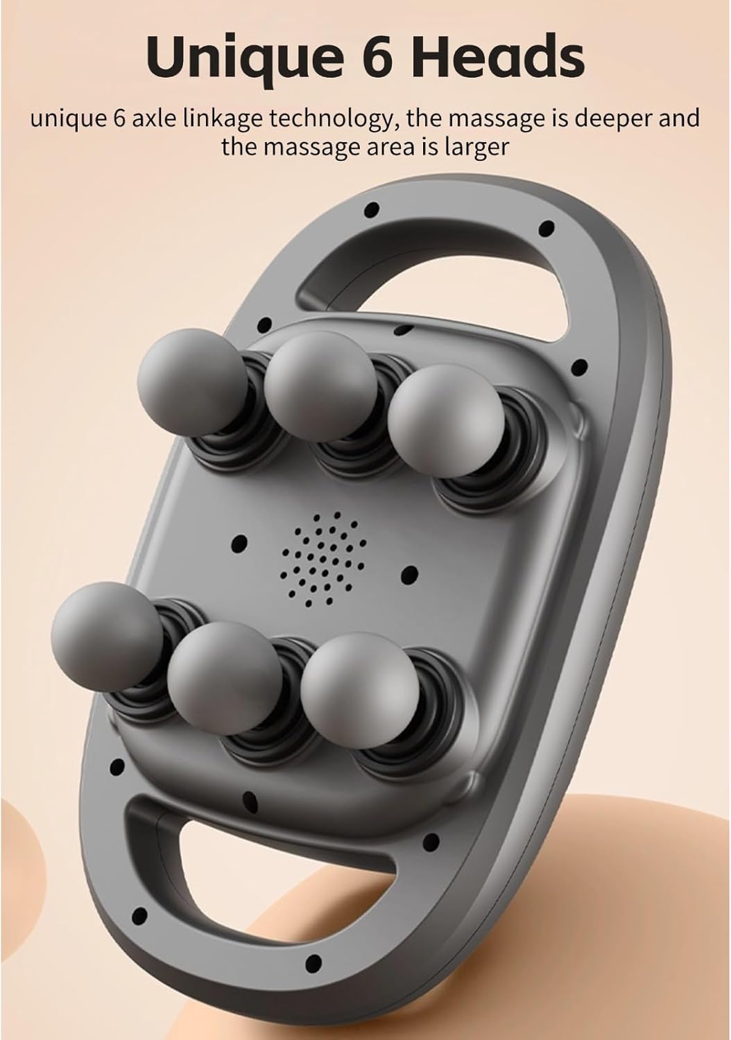 6-Head Deep Tissue Massage Gun  (مسدس تدليك عميق للأنسجة بستة رؤوس)